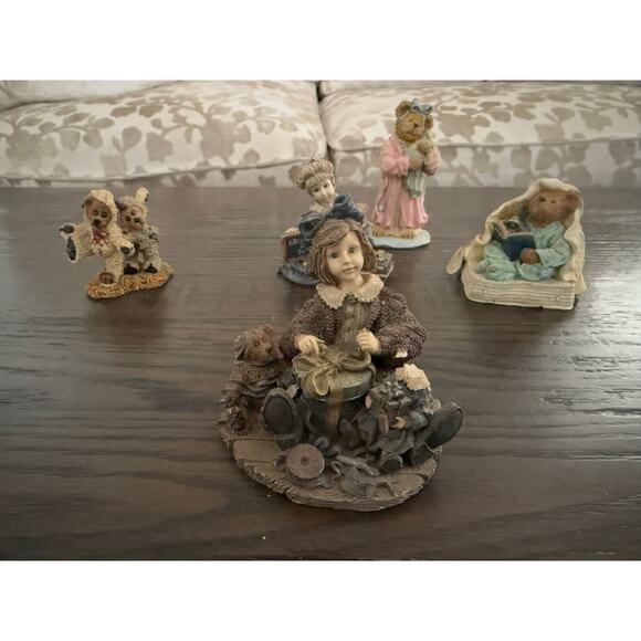 Boyds Bears Folkstone Collection – Lot of 5 (Bearstone, Yesterday’s) - Picture 6 of 8